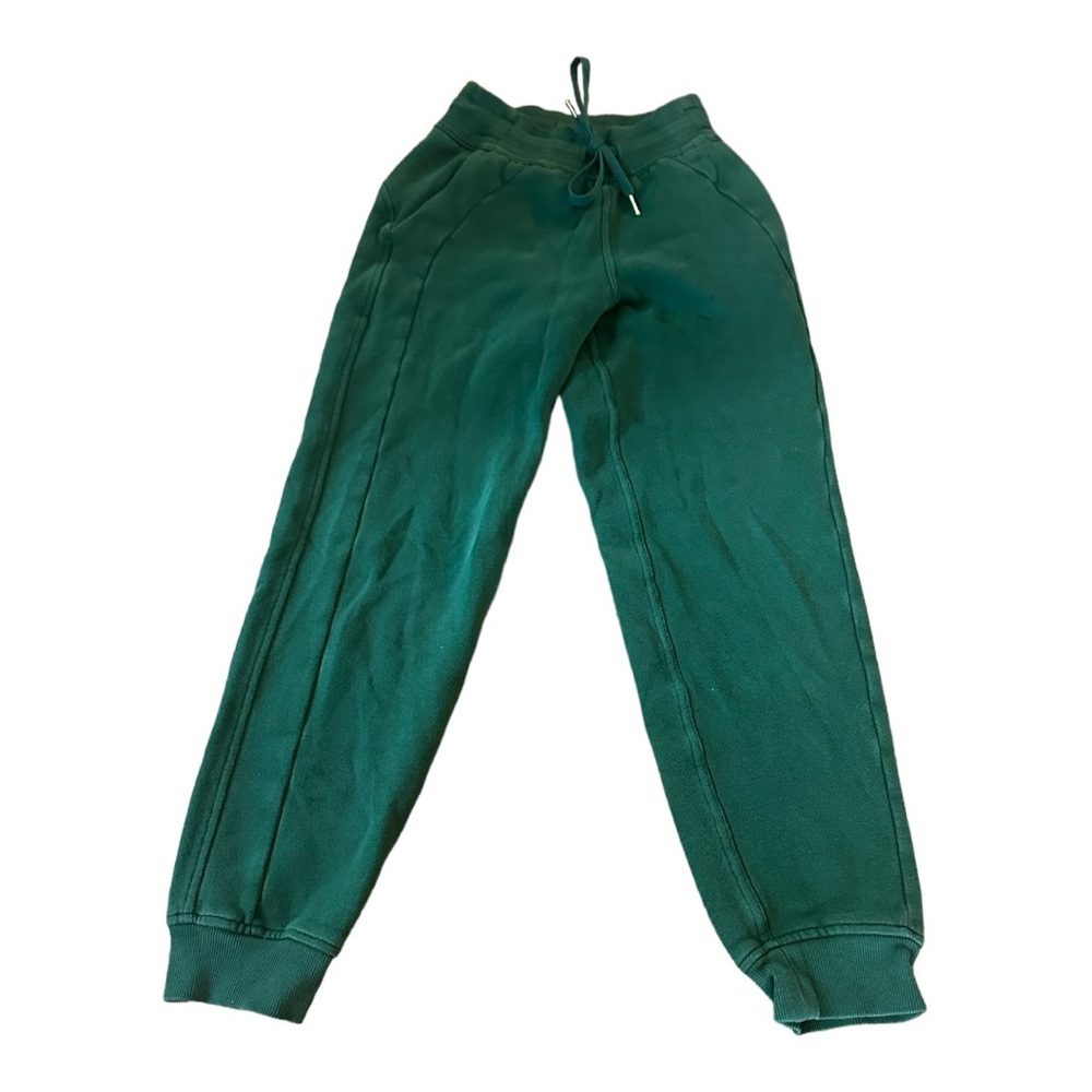 Green scuba joggers, Lululemon size 0